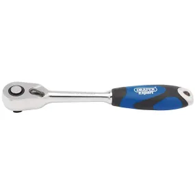 Draper D72C/SG Draper Expert Soft Grip Reversible Ratchet, 3/8 Sq. Dr., 72 Tooth - Code: 26503 - Pack Qty 1