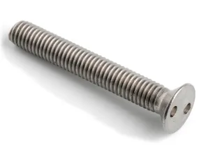 M6 X 35 2HOLE TH8 COUNTERSUNK SECURITY SCREW Sim.7991 A2 STAINLESS STEEL